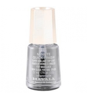 لاک ماوالا مدل مینت کوئیک فینیش حجم 5میلی لیتر Mavala Minute Quick Finish 5ml