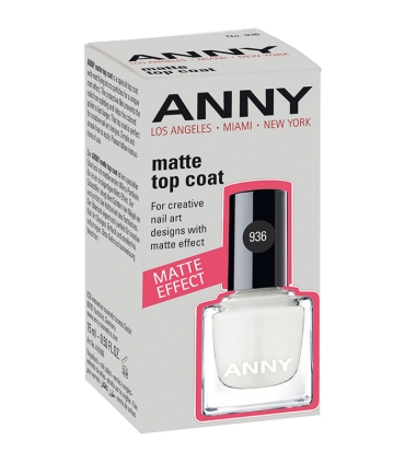 لاک مات کننده آنی مدل مت تاپ کت ANNY Matt Top Coat Nail Polish