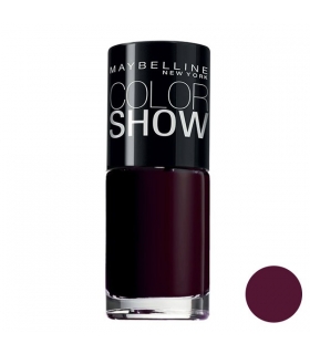 لاک ناخن میبلین مدل ووآ کالر شو برگاندی کیس Maybelline Vao Colorshow Burgundy Kiss Nail Polish 357
