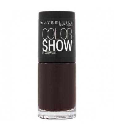 لاک ناخن میبلین مدل ووآ کالر شو برگاندی کیس Maybelline Vao Colorshow Burgundy Kiss Nail Polish 357