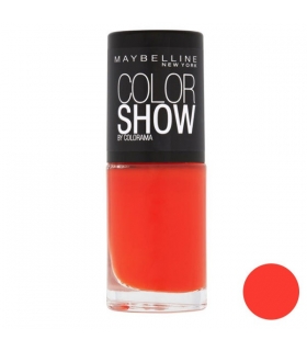 لاک ناخن میبلین مدل ووآ کالر شو اورنج اتک Maybelline Vao Color Show Orange Attack Nail Polish 341