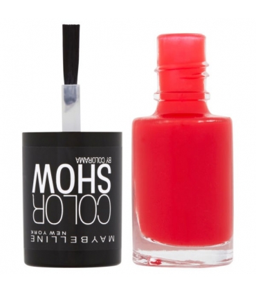 لاک ناخن میبلین مدل ووآ کالر شو پاور رد Maybelline Vao Color Show Power Red Nail Polish 349