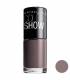لاک ناخن میبلین مدل ووآ کالر شو میدنایت تاپ Maybelline Vao Color Show Midnight Taupe Nail Polish 549
