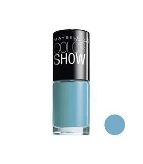 لاک ناخن میبلین مدل ووآ کالر شو کول بلو Maybelline Vao Color Show Cool Blue Nail Polish 651