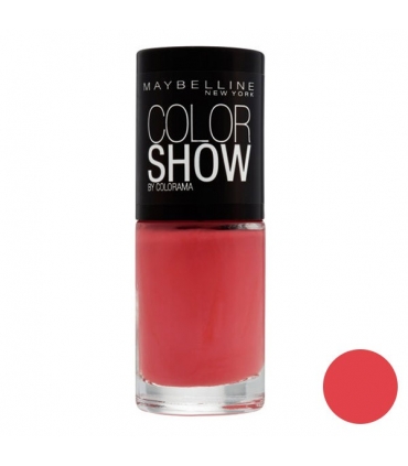 لاک ناخن میبلین مدل ووآ کالر شو کورال گلیز Maybelline Vao Colorshow Coral Glaze Nail Polish 342