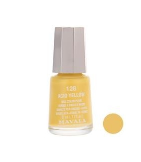 لاک ناخن ماوالا مدل مینی اسید یلو شماره 128 Mavala Mini Acid Yellow Nail Polish 128