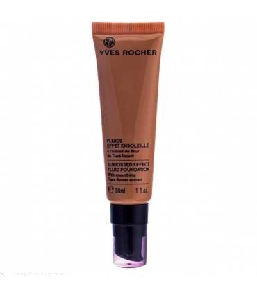  کرم پودر برنزه ایو روشه شماره 21 حجم 30 میلی لیتر Yves Rocher Sunkissed Effect Fluid 02 Foundation 30ml