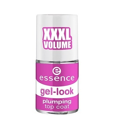  لاک ناخن حجم دهنده اسنس مدل ژل لوک پلامپینگ تاپ کت Essence Gel Look Plumping Top Coat Polish 