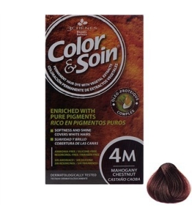کیت رنگ مو کالر اند سوان سری قرمز شماره 4 ام Color-And-Soin-Red-4M  