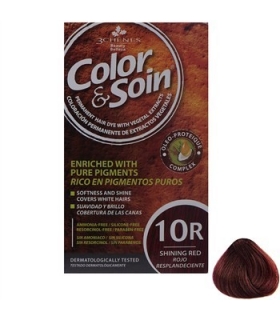 کیت رنگ مو کالر اند سوان سری قرمز شماره 10 آر Color-And-Soin-Red-10R
