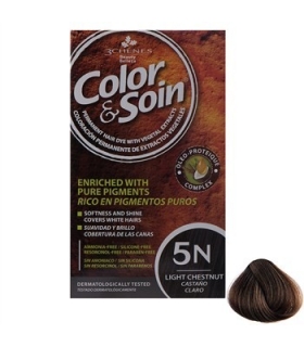 کیت رنگ مو کالر اند سوان سری قهوه ای شماره 5 ان Color-And-Soin-Brown-5N