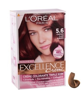 کیت رنگ مو لورآل شماره   5.6اکسلنس LOreal Excellence No 5.6 Hair Color Kit