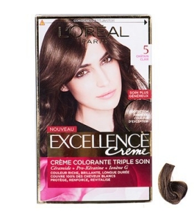 کیت رنگ مو لورآل شماره 5 اکسلنس LOreal Excellence No 5 Hair Color Kit
