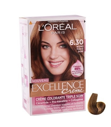 کیت رنگ مو لورآل شماره 6.30 اکسلنس LOreal Excellence Hair Color Kit No 6.30