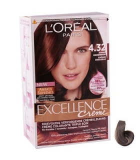 کیت رنگ مو لورآل شماره 4.32 اکسلنس LOreal Excellence No 4.32 Hair Color Kit  