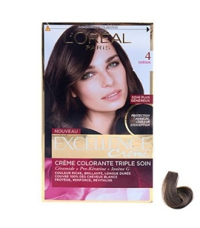 کیت رنگ مو لورآل شماره 4 اکسلنس LOreal Excellence No 4 Hair Color Kit