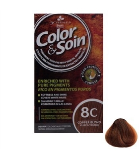  کیت رنگ مو کالر اند سوان سری مسی شماره 8 سی  Color And Soin Copper 8C