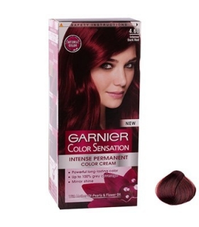  کیت رنگ مو گارنیه کالر سنشیشن شید شماره 4.60 Garnier Color Sensation Shade 4.60 Hair Color Kit