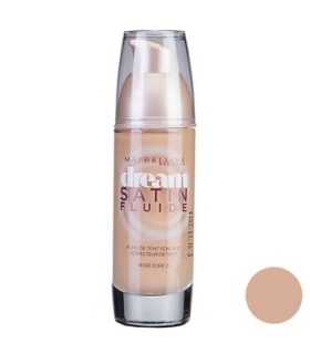  کرم پودر میبلین مدل دریم ساتین فلوئید بیگ دور 21 Maybelline Dream Satin Fluide Beige Dore 21 Foundation
