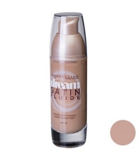  کرم پودر میبلین مدل دریم ساتین فلوئید میئل 45 Maybelline Dream Satin Fluide Miel 45 Foundation