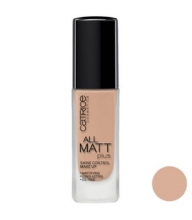 کرم پودر مات کاتریس مدل پلاس شاین کنترل 020 Catrice All Matt Plus-Shine Control Makeup Foundation 020