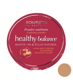 پنکیک برنزه تیره بورژوآ مدل هلتی بالانس پودر 56 Bourjois Healthy Balance Powder Hale Clair 56