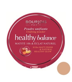 پنکیک بژ تیره بورژوآ مدل هلتی بالانس پودر 55 Bourjois Healthy Balance Powder Beige Fonce 55