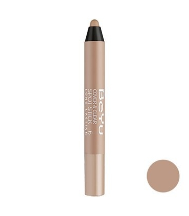 کانسیلر استیکی با دوام بی یو مدل کاور اند اسپوت لانگ لستینگ 6 BeYu Cover And Spot Stick Long Lasting Concealer 6