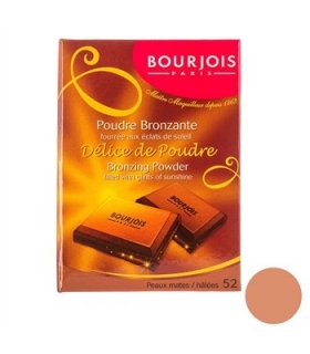 پودر برنزه بورژوآ مدل دلیس د پودر شماره 52 Bourjois Delice De Poudre Bronzing Powder 52