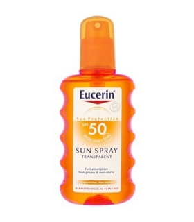 اسپری ضد آفتاب اوسرین SPF50 مدل ترانسپرنت Eucerin SPF50 Transparent Sunscreen Spray SPF50