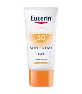 کرم ضد آفتاب اوسرین مدل +SPF50 مخصوص پوست خشک Eucerin Sunscreen Cream SPF 50+ For Dry Skin