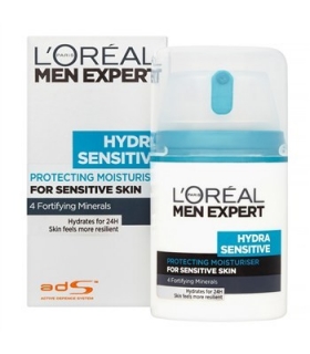 کرم مرطوب کننده لورآل سری Men Expert مدل هیدارا سنستیو LOreal Men Expert Hydra Sensitive Cream