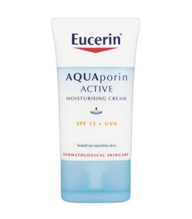 کرم مرطوب کننده روز اوسرین مدل آکواپورین اکتیو Eucerin Aquaporin Active SPF15 Moisturizing Cream 