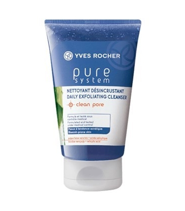 کرم لایه بردار روزانه ایو روشه مدل پیور سیستم Yves Rocher Pure System Daily Exfoliating Cleanser 