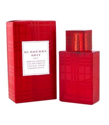 Red burberry hot sale