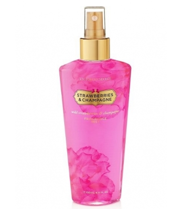 بادی اسپلش استرابری اند شامپین ویکتوریا سکرت Victorias Secret Strawberries & Champaigne body splash