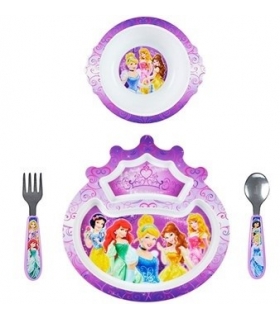ست 4 تکه غذاخوری فرست یرز مدل پرنسس The First Years 4 Pieces Y9062 Feeding Set