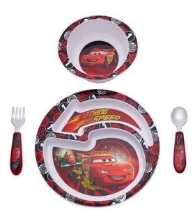 ست 4 تکه غذاخوری فرست یرز مدل کارز The First Years Cars 4 Pieces Y9459 Feeding Set