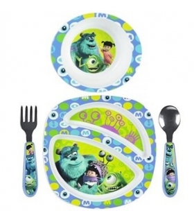 ست 4 تکه غذاخوری فرست یرز مدل مانستر The First Years Monsters 4 Pieces Y9930 Feeding Set