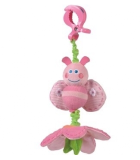 آویز پلی گرو مدل زنبور صورتی Playgro Pink Bee Doll Pendant