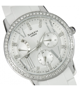 ساعت مچی عقربه ای زنانه کاسیو شین Casio Sheen SHE-3025-7ADR