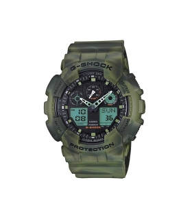 ساعت مچی عقربه ای مردانه کاسیو جی شاک Casio G Shock GA 100MM 3ADR