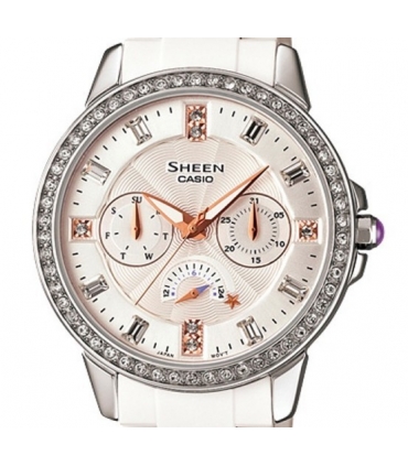 ساعت مچی عقربه ای زنانه کاسیو شین Casio Sheen SHE 3023 7ADR