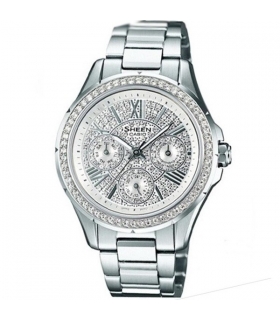 ساعت مچی عقربه ای زنانه کاسیو شین Casio Sheen SHE 3504D 7AUDR