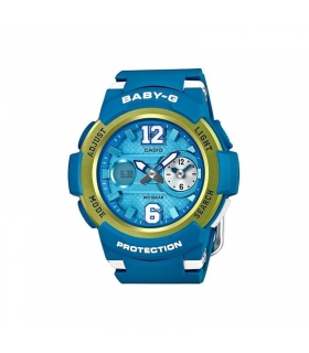 ساعت مچی عقربه ای دخترانه و پسرانه کاسیو Casio Baby G BGA 210 2BDR