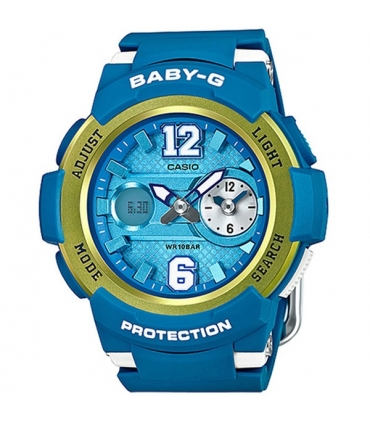 ساعت مچی عقربه ای دخترانه و پسرانه کاسیو Casio Baby G BGA 210 2BDR