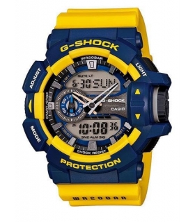 ساعت مچی عقربه ای دخترانه و پسرانه کاسیو جی شاک Casio G Shok GA 400 9BDR