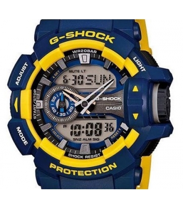 ساعت مچی عقربه ای دخترانه و پسرانه کاسیو جی شاک Casio G Shok GA 400 9BDR