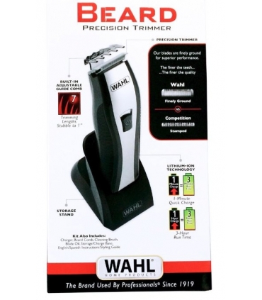 ماشین اصلاح سر و صورت وال مدل wahl precision lithium ion beard and stubble trimmer 9867