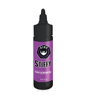 واکس سیبیل جیبز استیفی Gibs Stiffy Stache and Mohawk Glue 2oz